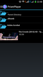 Prism Player  - Экран File Explorer