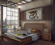 Спальня в восточном стиле