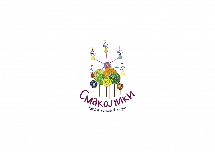 Розробка логотипа для крамниці - кафе "Смаколики"