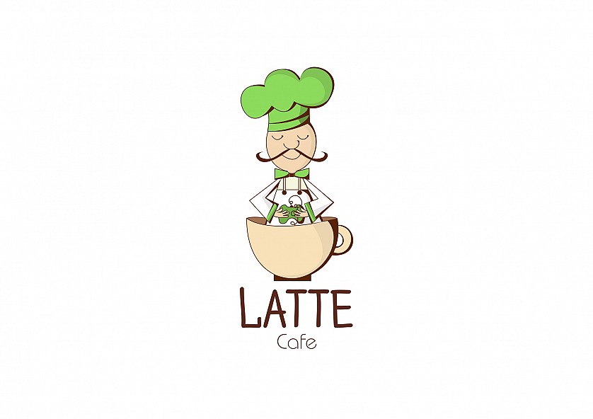 Розробка логотипа для ігрового кафе "Latte"