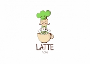 Розробка логотипа для ігрового кафе "Latte"