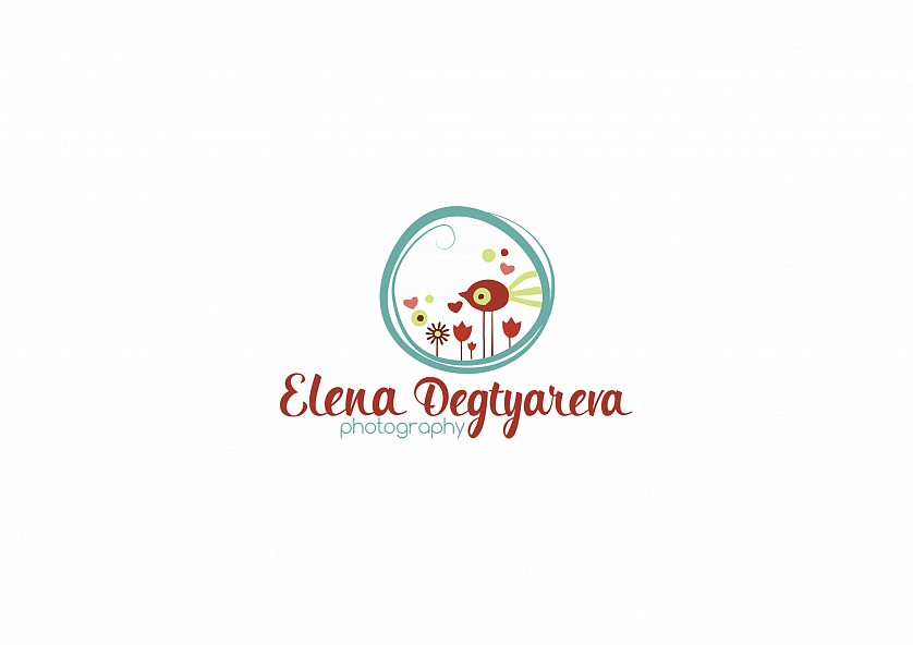 Логотип для сімейного фотографаElena Degtyareva