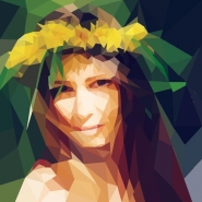 полигональный портет 4