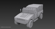 High-poly Hummer