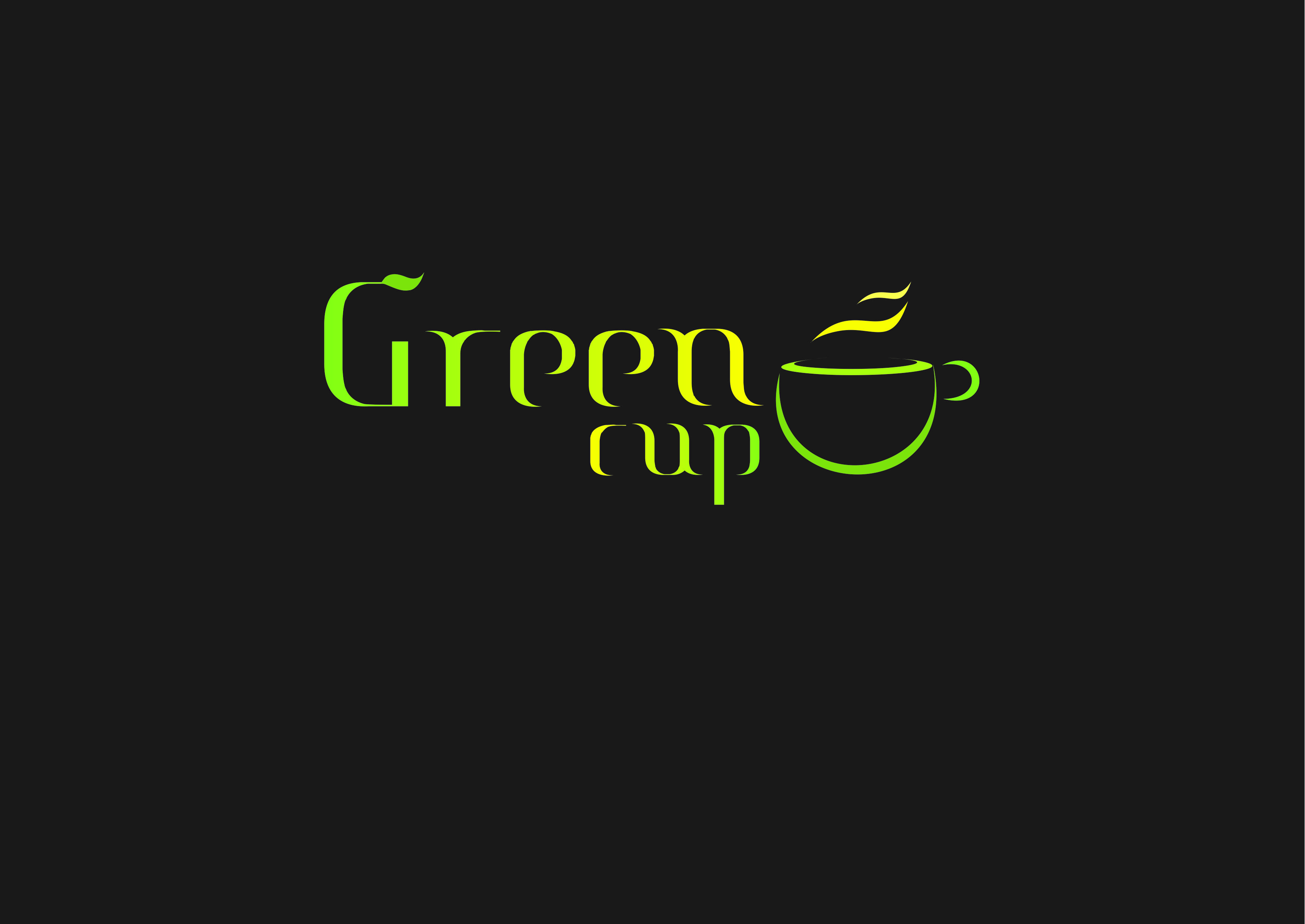 Green cup