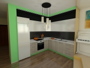 Дизайн кухни ЖК Парковые озера (1)