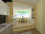 Дизайн столовой ЖК Парковые озера