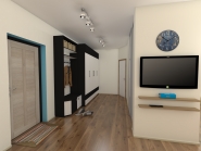 Дизайн прихожей ЖК Парковые озера