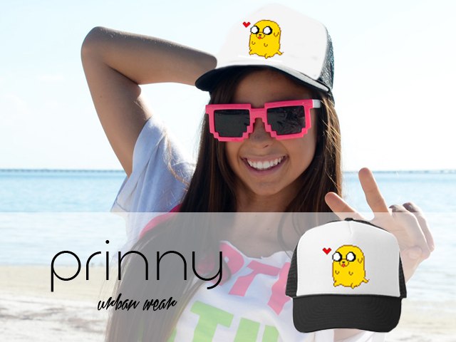 Дизайн и МакАп тракера для бренда одежды "Prinny"  