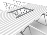 ЛСТК конструкции под рамку зенитного фонаря