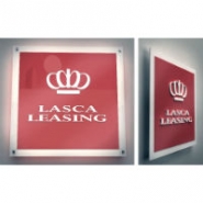 Дизайн интерьерной вывески для компании Lasca Leasing