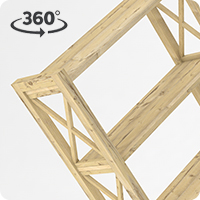 Стеллаж, обзор 360°