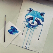 Рисунок акварелью