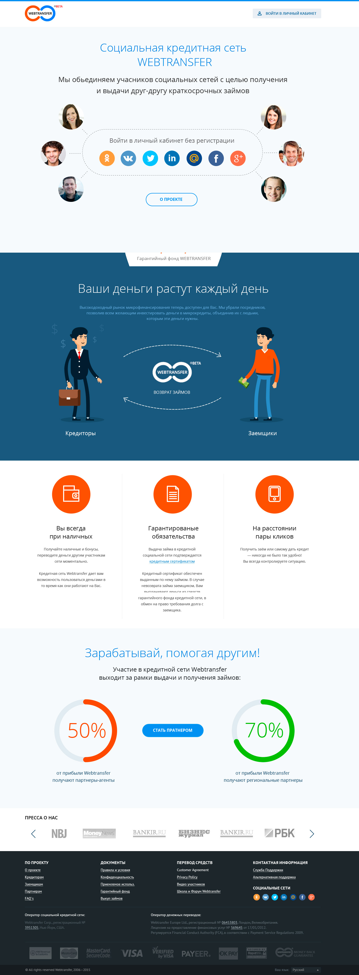 Разработка Webtransfer