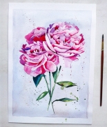 Рисунок акварелью