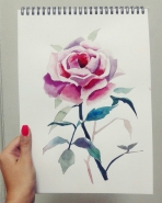 Рисунок акварелью