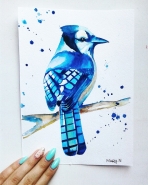 Рисунок акварелью