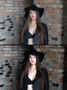 Girl in black 1 