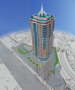 The project of an apartment building