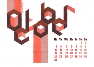  Шрифтовой Календарь 2016