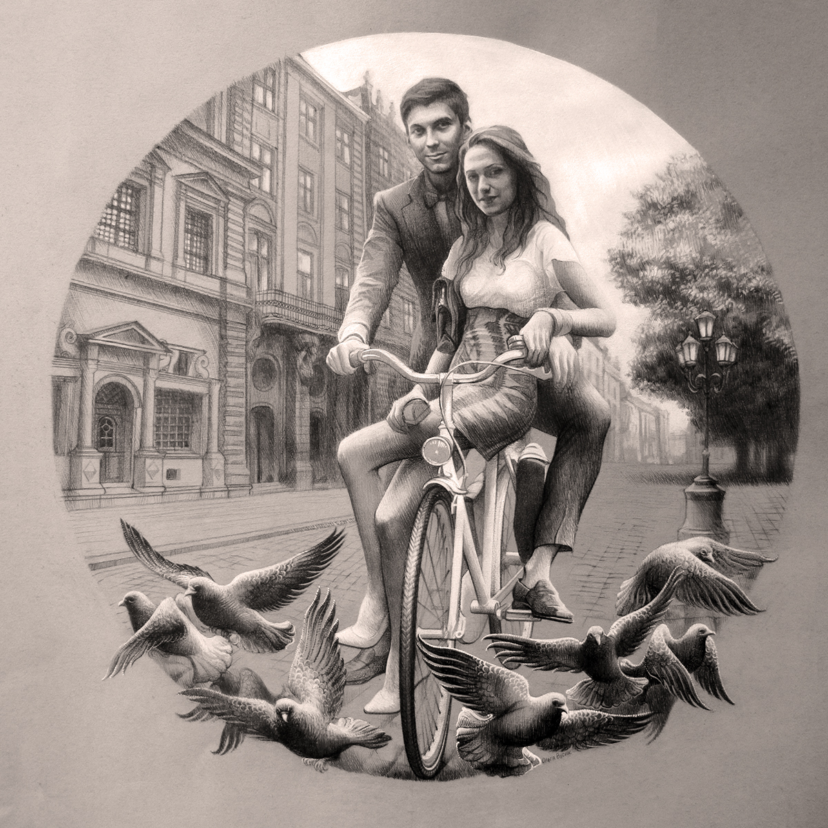 портрет рисунок