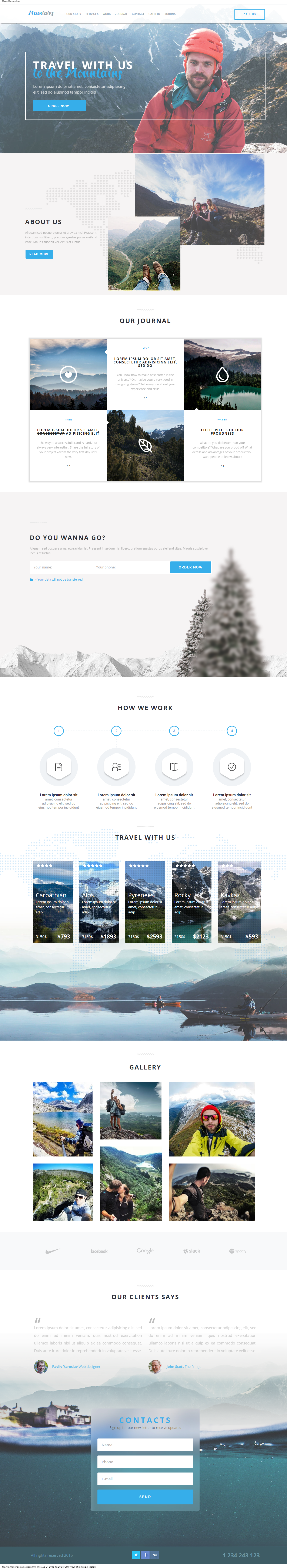 Mountains Landing