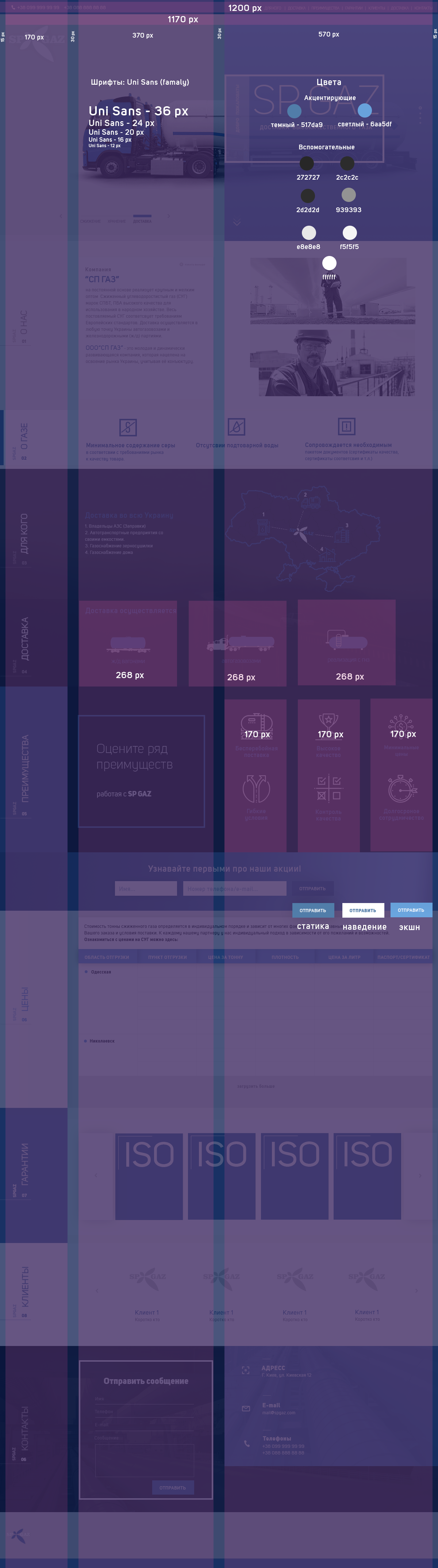 LP - SP GAZ (разметка)