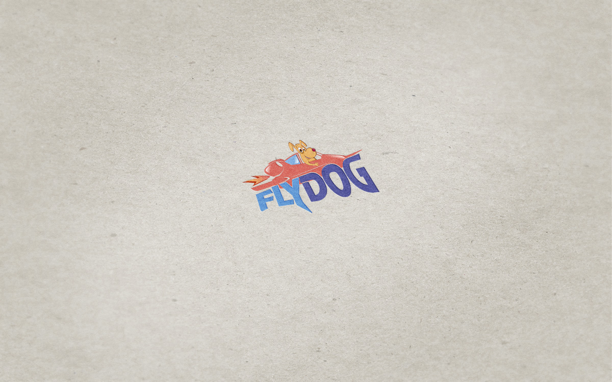 Логотип пивоварни "FLYDOG"