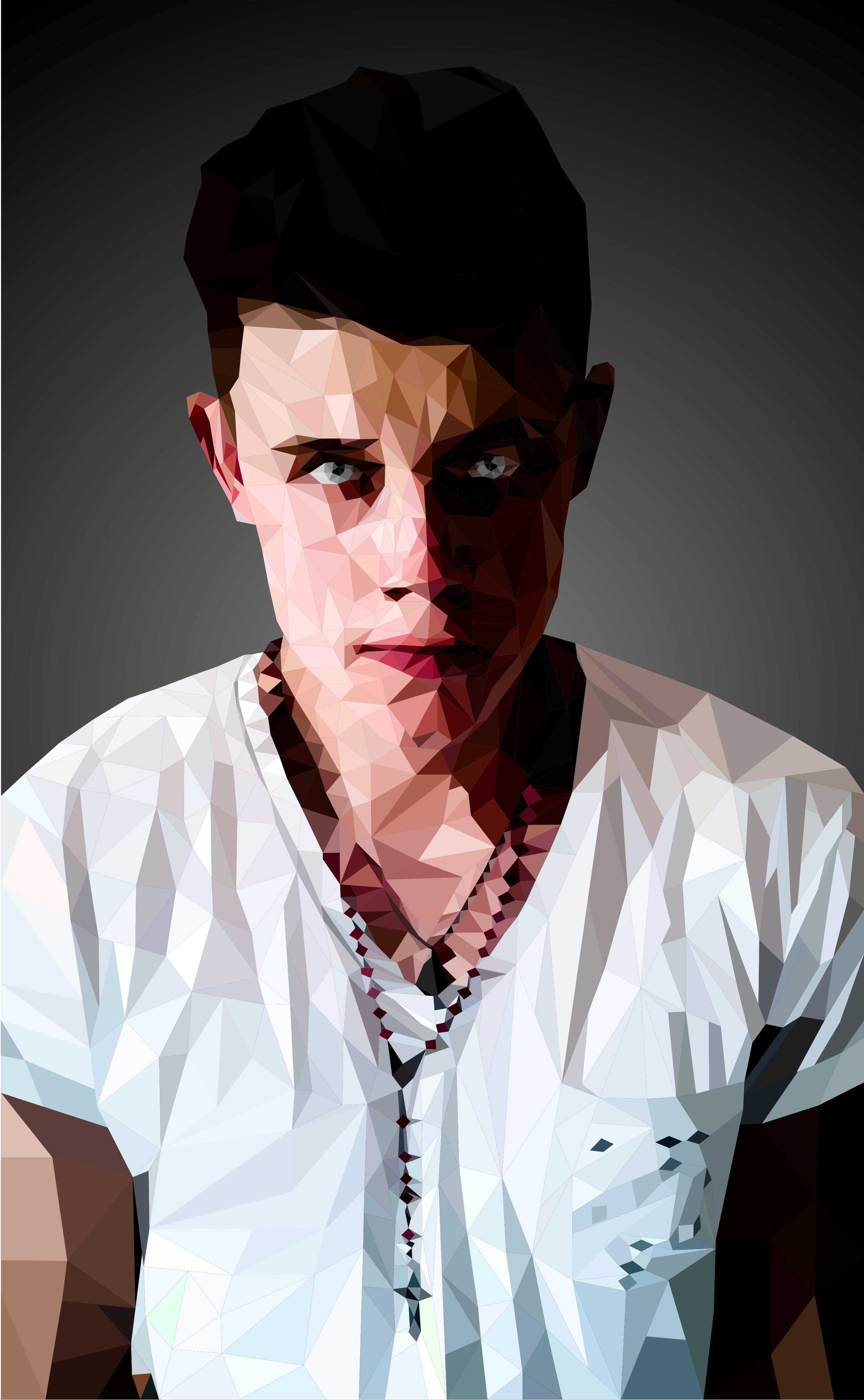 Low-Poly portrait