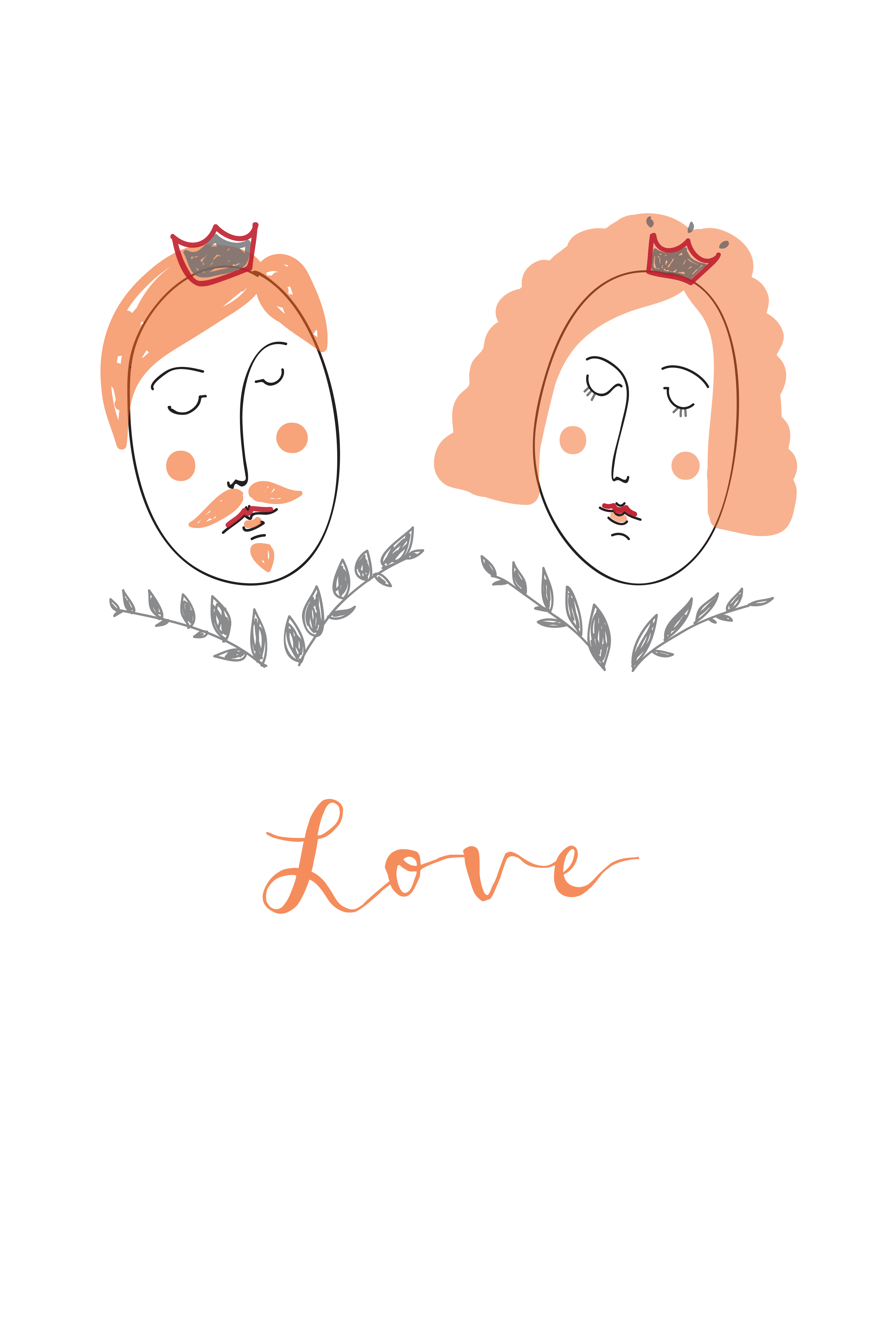 Postcards illustration