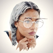 Портрет/Рисунок в low poly