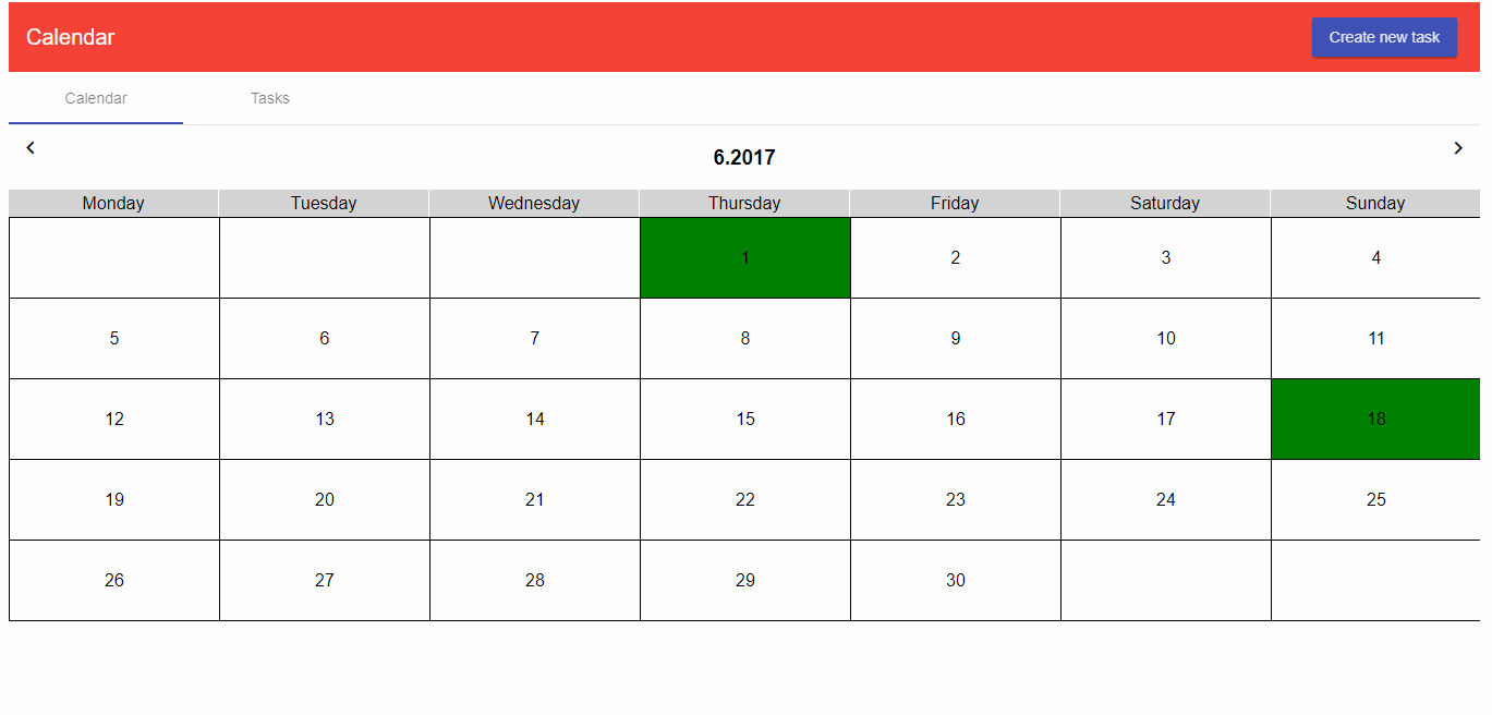 Календар для планування задач