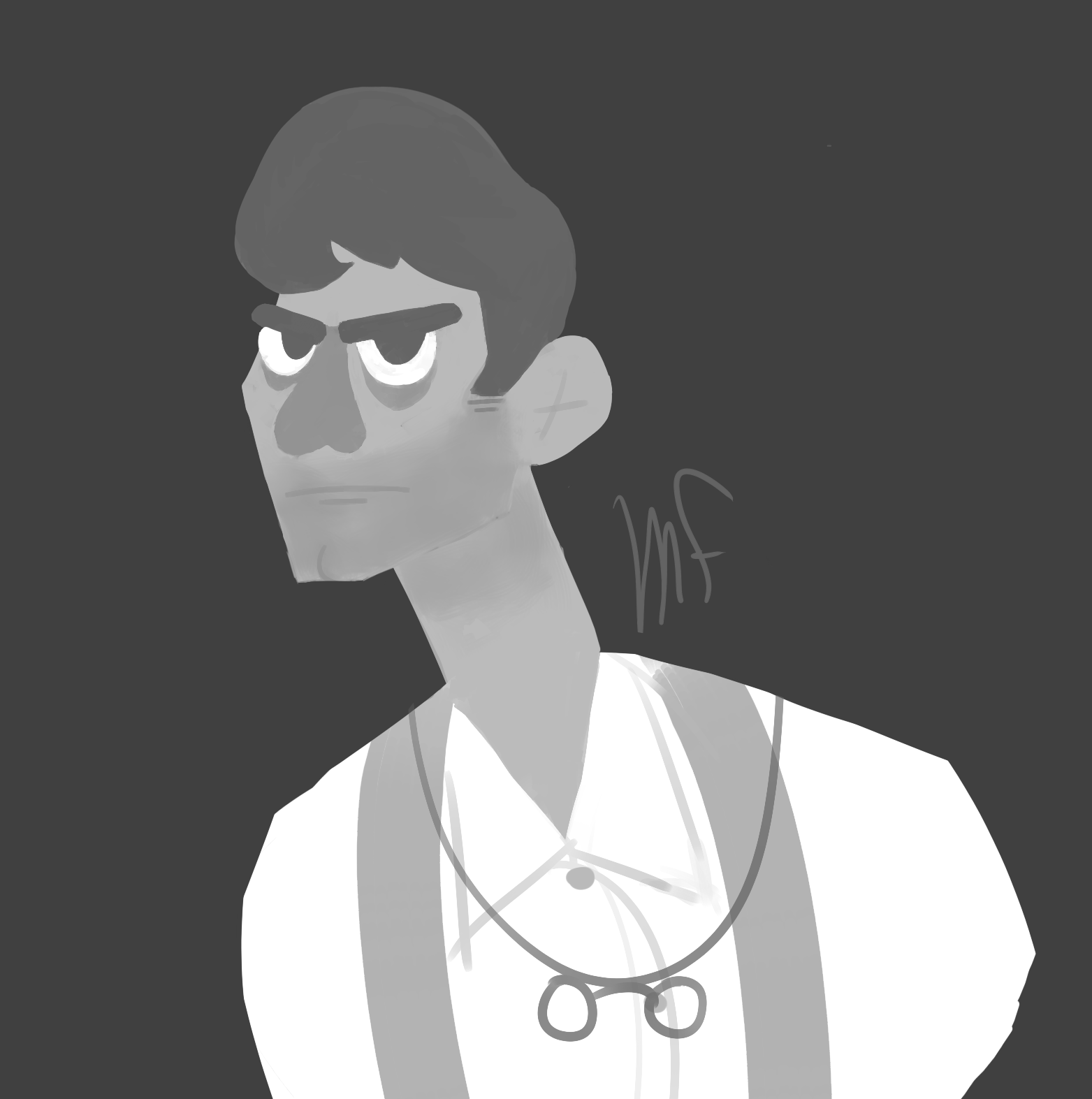 Типа дизайн Медика из "Team Fortress"