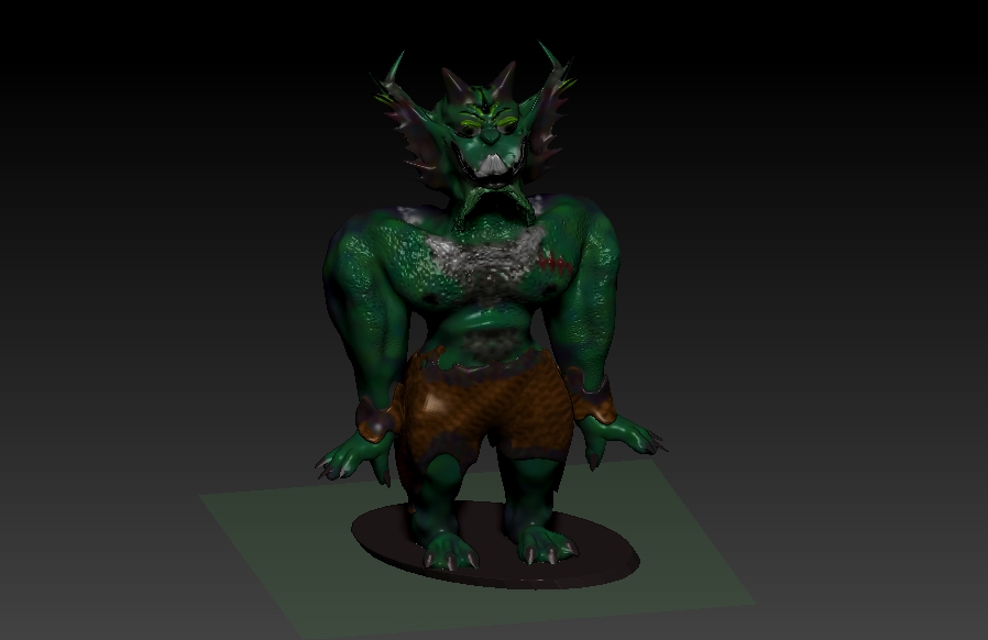 Работа в Zbrush