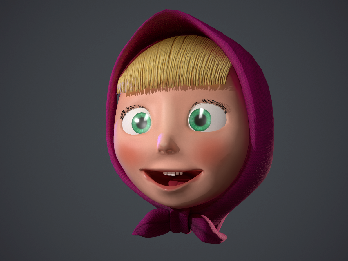 Masha's head