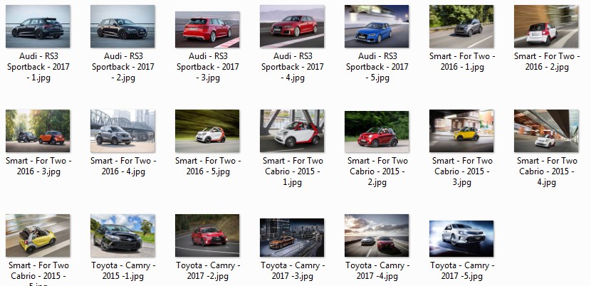 сбор и скачивание фото авто