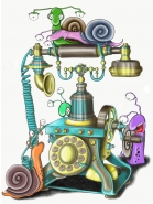 Crazy snail. Return to the past.