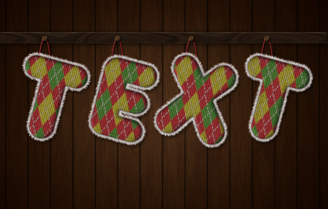 Трикотажный текст