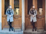 Обработка прогулочной фотосессии 