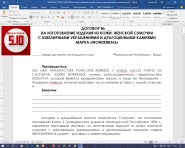 Международный договор на изготовление изделия из кожи (на русском языке)