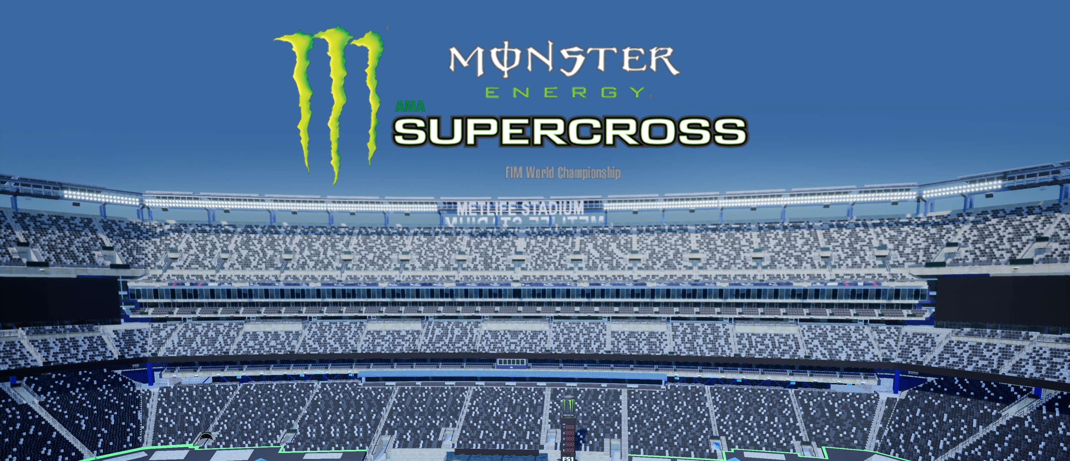 E.Rutherford Stadium for Monster Energy Supercross1
