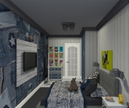 Спальня Crazy denim