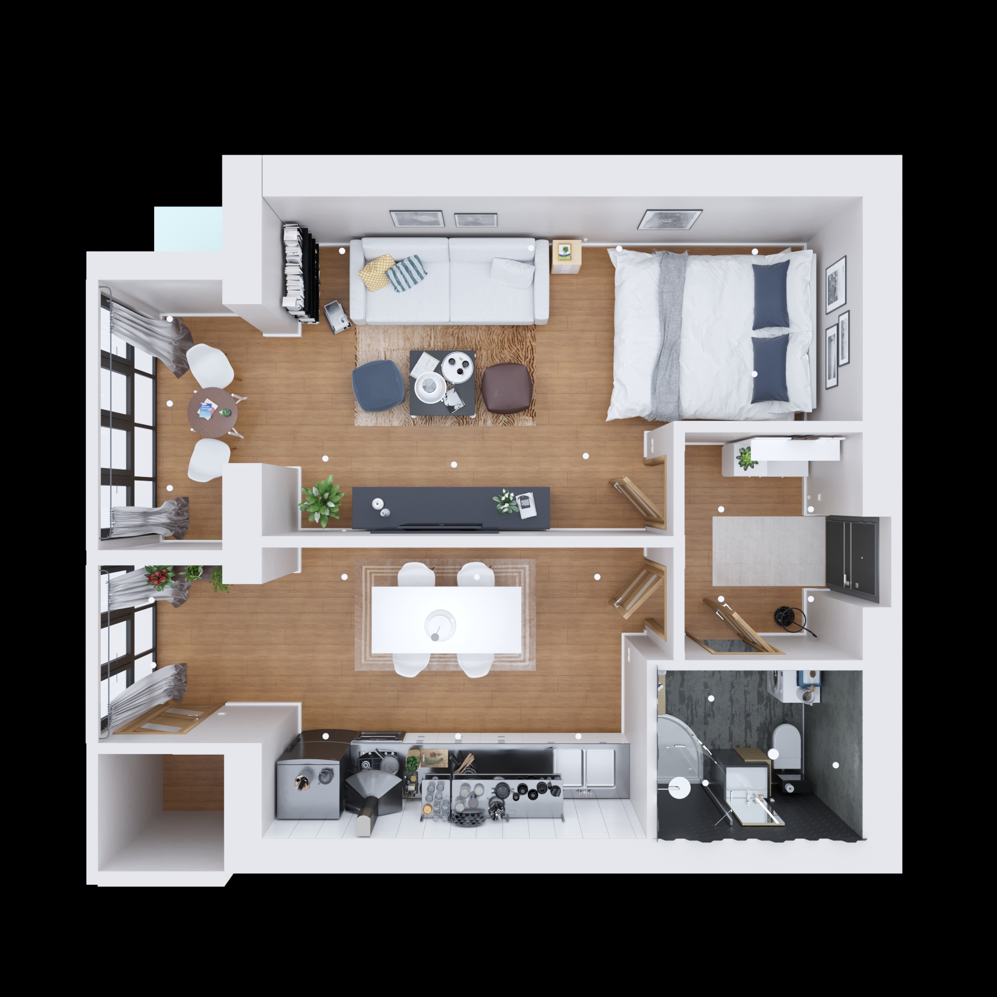 3d Планировка квартиры