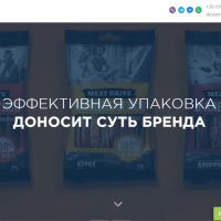 Разработка Landing Page для агенства бердинга и упаковки