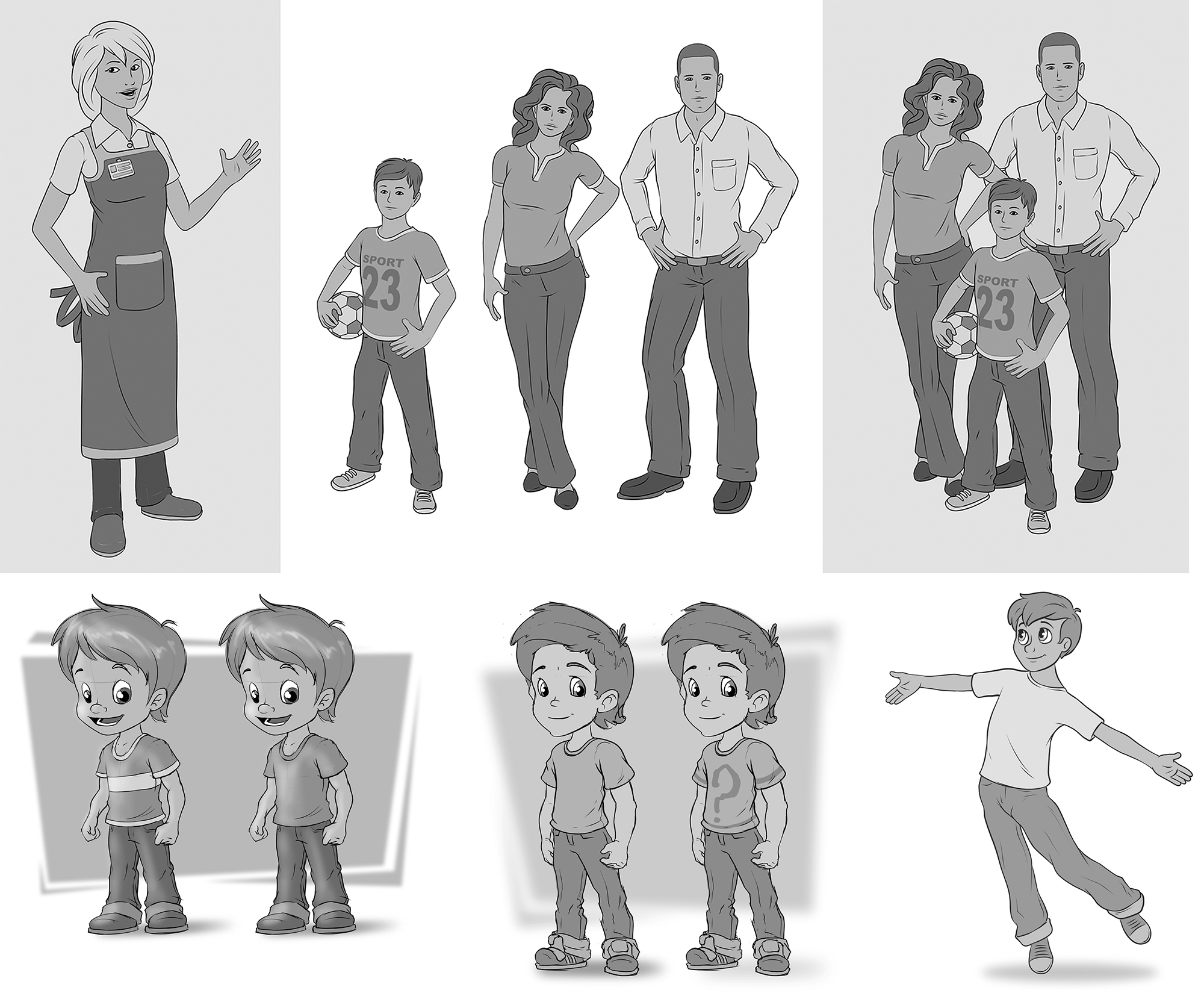 Сartoon characters