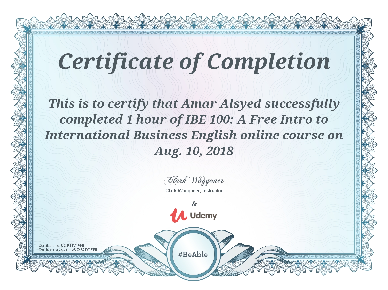 englischer Kurs