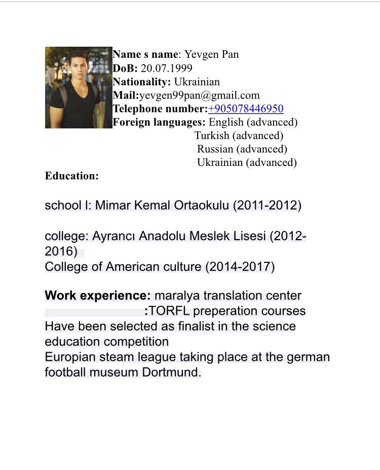 Resume 