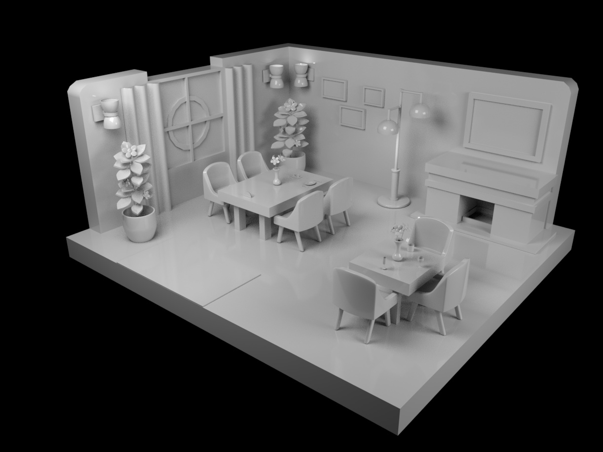 Cartoon Interior