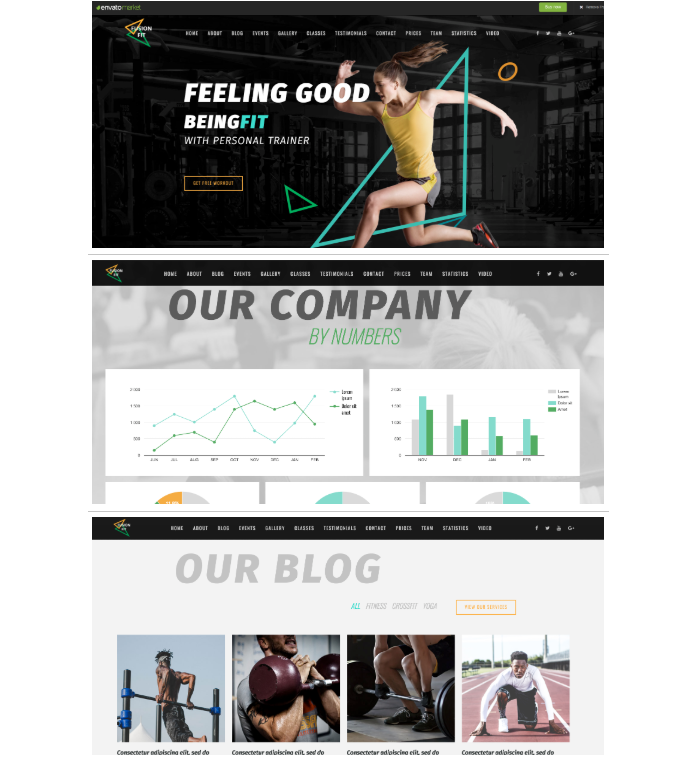 Создание шаблонов сайта на Envato  