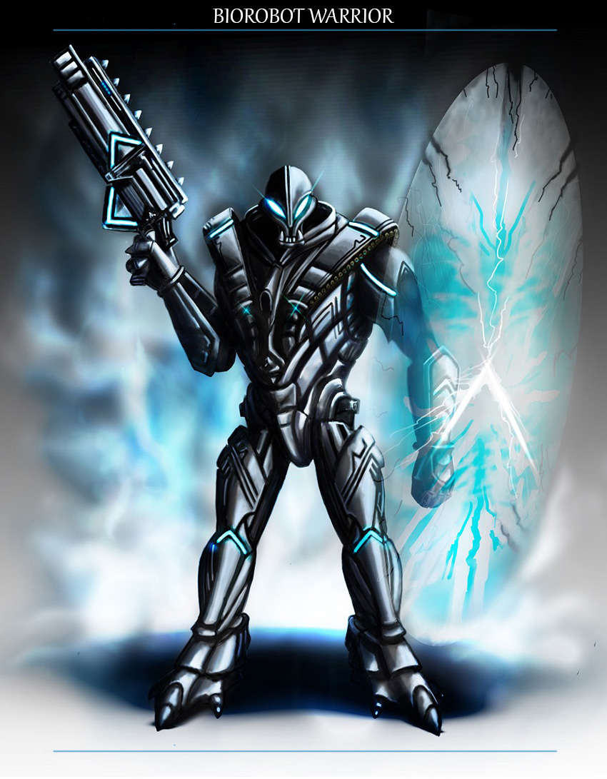 Work on the Character / Biorobot Warrior